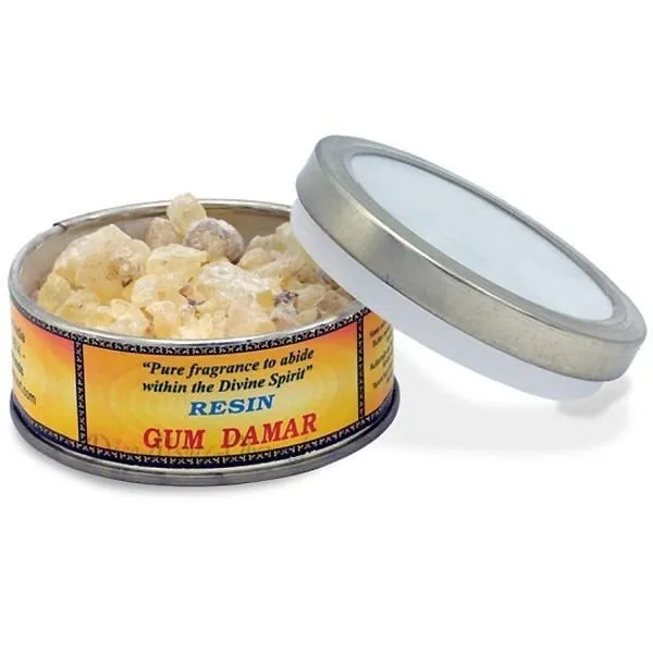 Gum Damar resin incense
