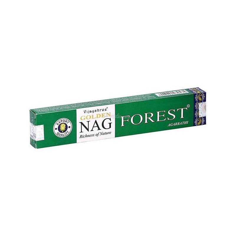 Batons d'Encens Golden Nag Champa Forest 15 gr