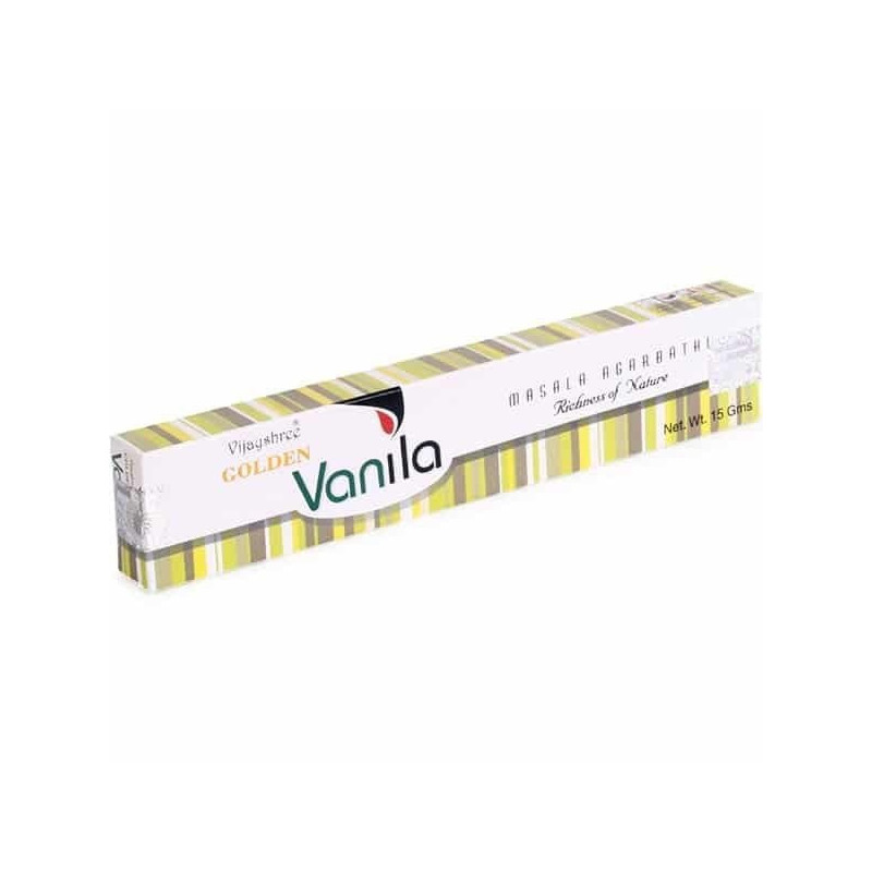 Batons d'Encens Golden Vijayshree Vanila 15 gr