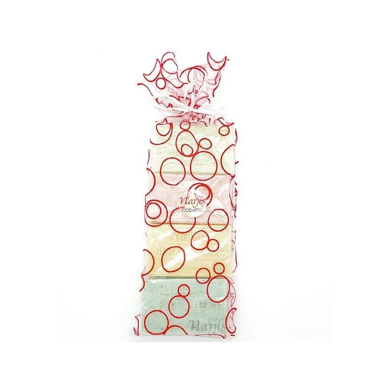 Pochette Organza de 4 Savons à l'Huile d'Argan