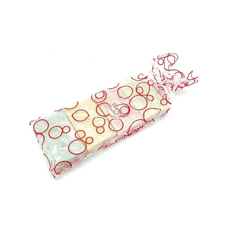 Pochette Organza de 4 Savons à l'Huile d'Argan