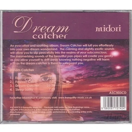 DreamCatcher Ambient and Relaxation Music CD