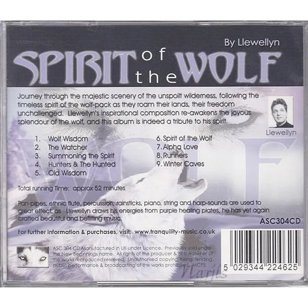 CD Musique d'Ambiance et de Relaxation Spirit Of the Wolf