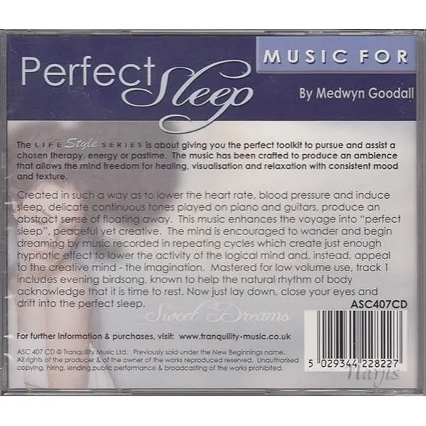 Perfect Sleep Ambient and Relaxation Music CD