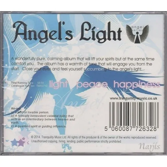 Angels Light Ambient and Relaxation Music CD