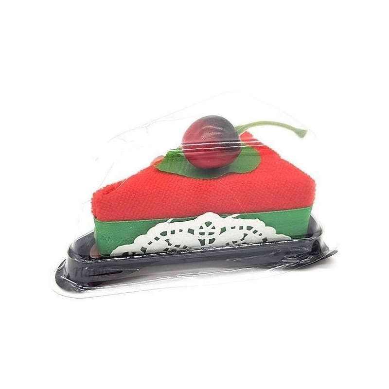 Part de Tarte Gourmande en Serviette Rouge