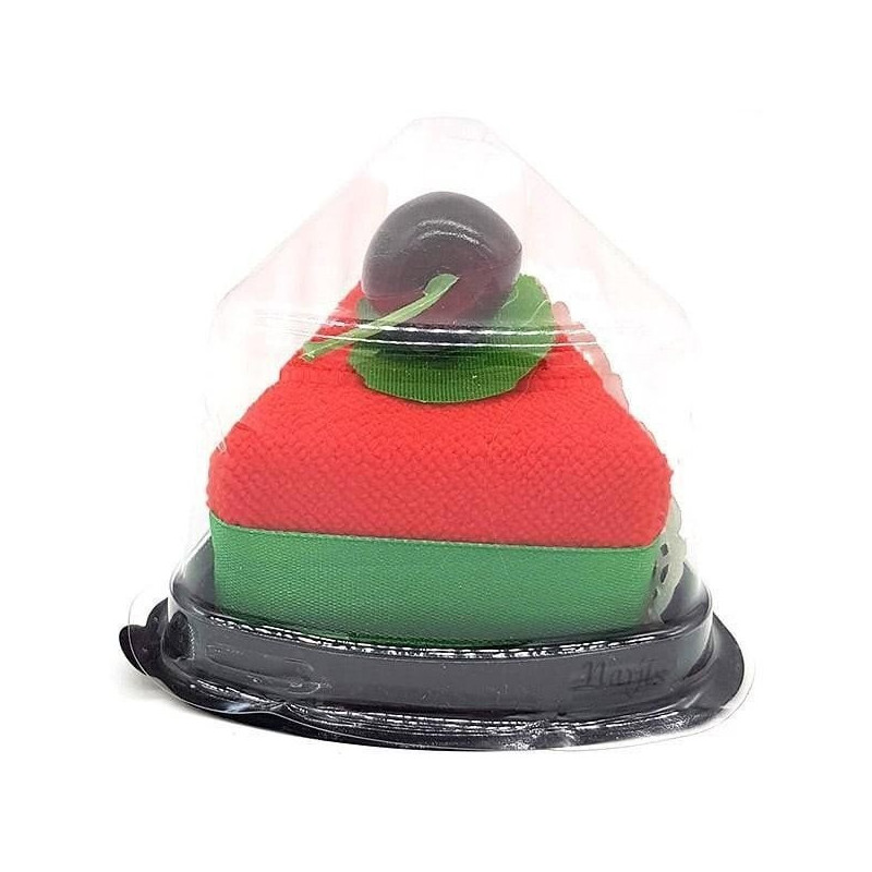 Part de Tarte Gourmande en Serviette Rouge