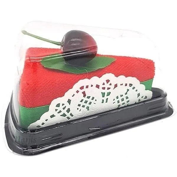 Part de Tarte Gourmande en Serviette Rouge