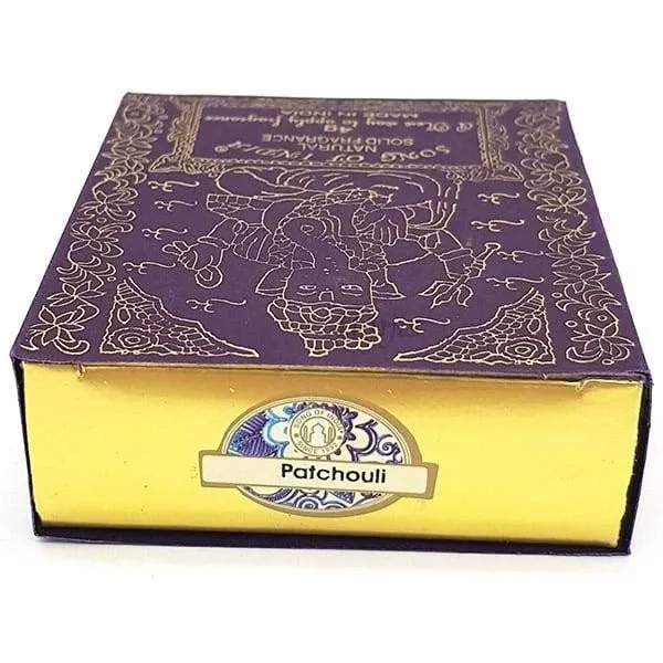 Natürliche feste Creme mit Patchouli-Duft