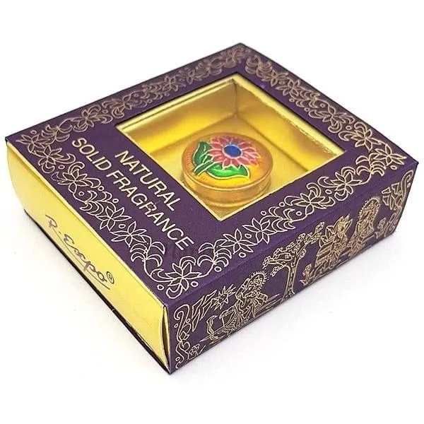 Natürliche feste Creme mit Patchouli-Duft