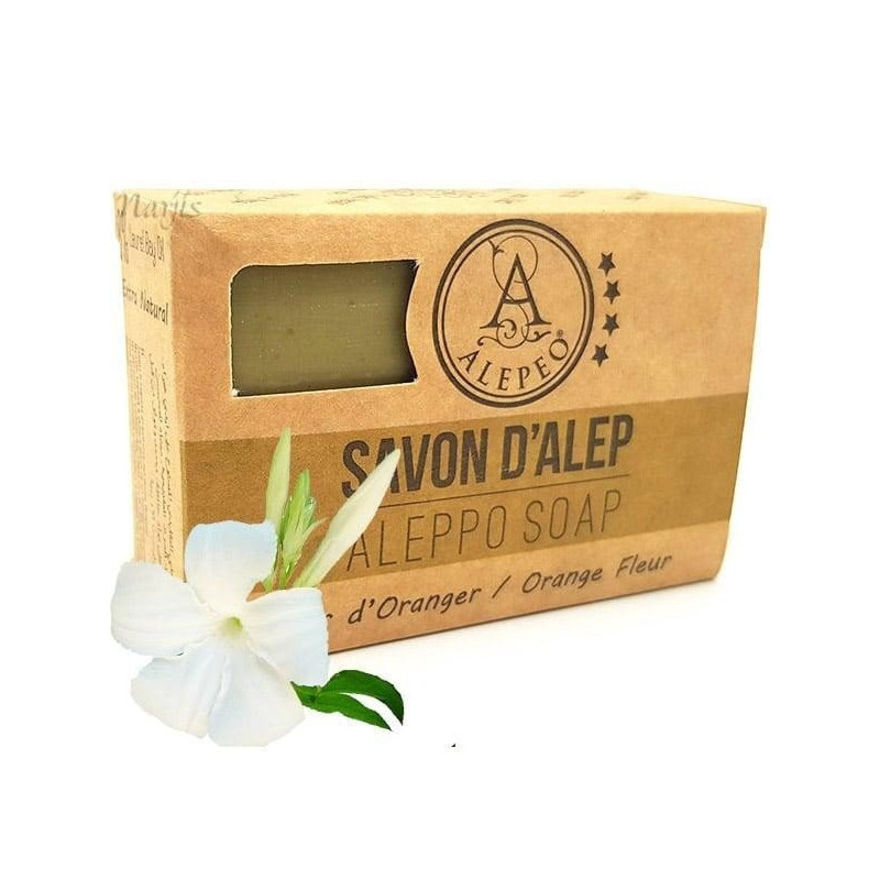 Savon d'Alep à la Fleurs d'Oranger