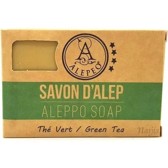 Aleppo-zeep met Groene Thee