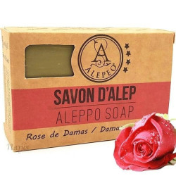 Savon d'Alep à la Rose de Damas
