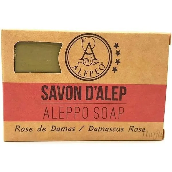 Savon d'Alep à la Rose de Damas