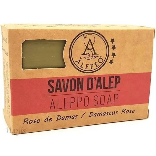 Savon d'Alep à la Rose de Damas