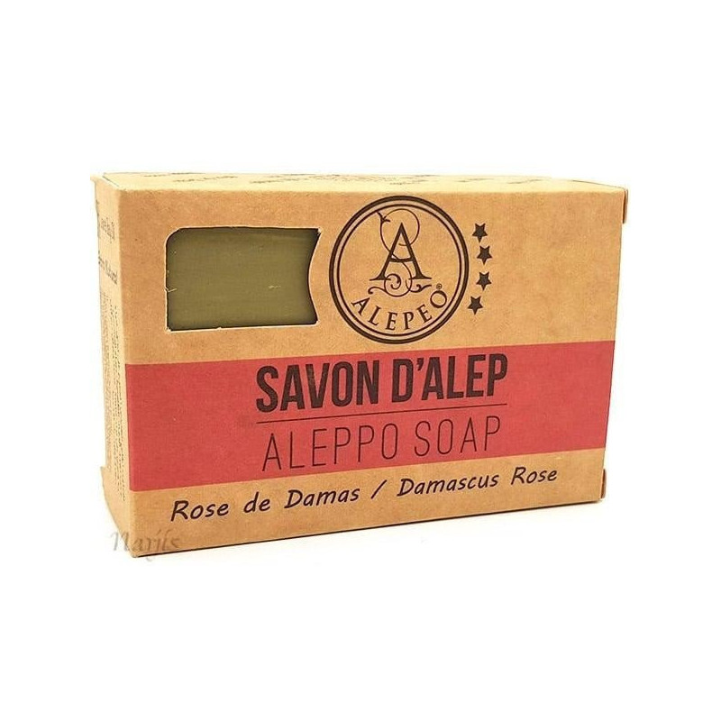 Savon d'Alep à la Rose de Damas