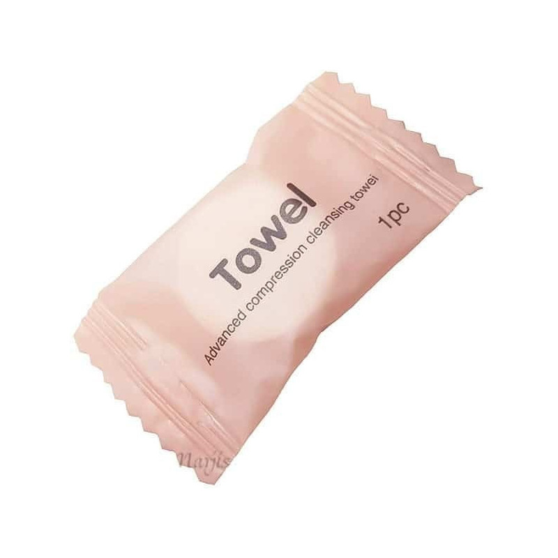 Lot de 10 Serviettes Comprimées intissée 20 cm