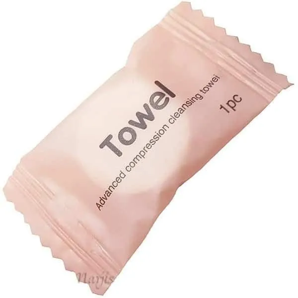 10er-Pack Komprimierte Vliesservietten 20 cm