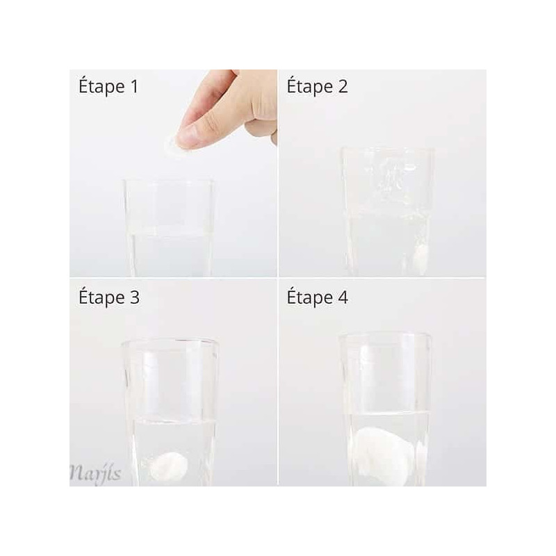 Pack of 10 Non-Woven Compressed Napkins 20 cm