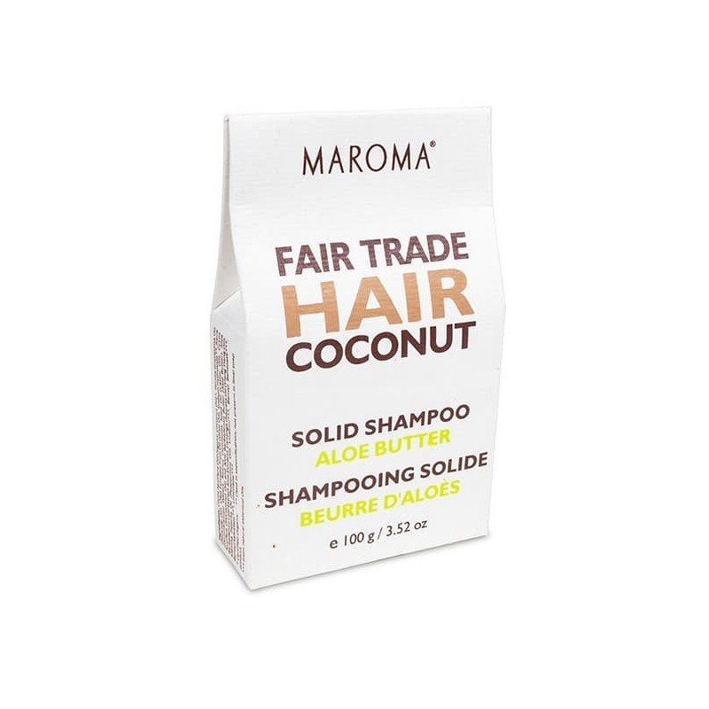 Barre de Shampooing Solide Noix de Coco et Beurre d'Aloé