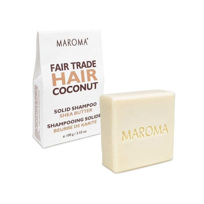 Barre de Shampooing Solide Noix de Coco et Beurre de Karité