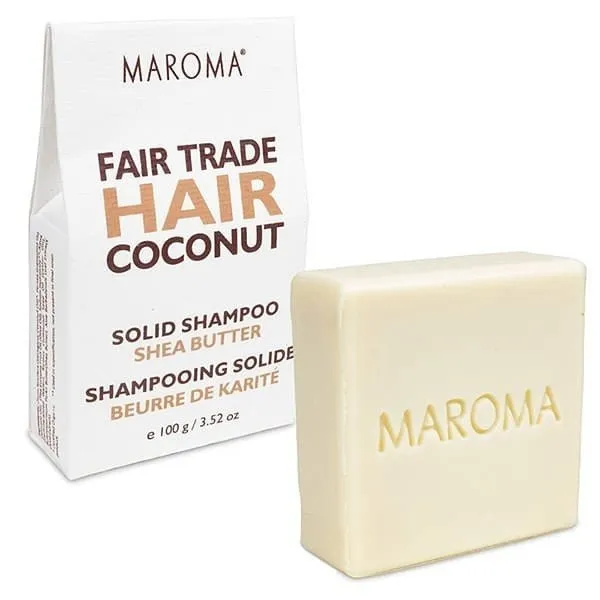 Barre de Shampooing Solide Noix de Coco et Beurre de Karité