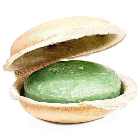 Savon Ayurvédique au Vétiver dans sa Feuille de Palmier 100 gr