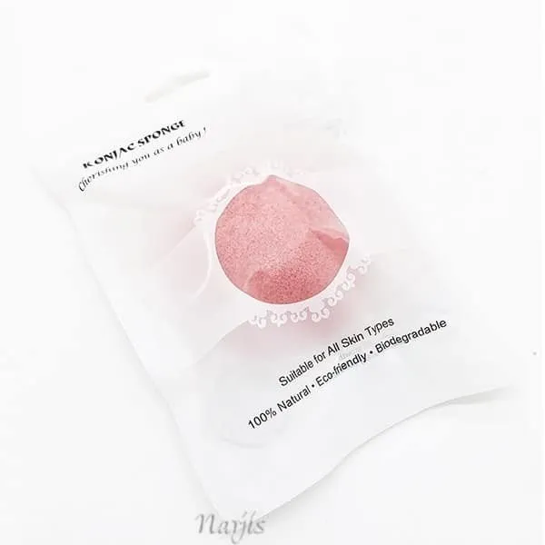 Konjac-Schwamm 100 % natürlich und biologisch abbaubar