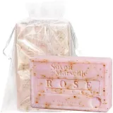 Natürliche Savon de Marseille mit Rosenblättern
