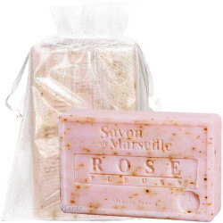 Savon de Marseille Naturel aux Pétales de Roses
