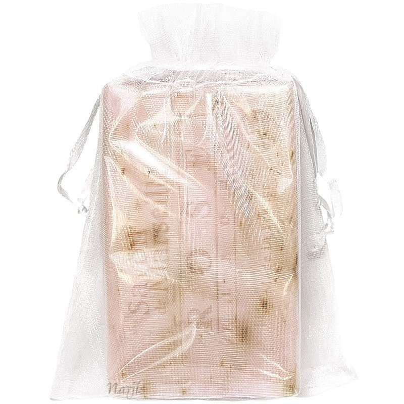 Natürliche Savon de Marseille mit Rosenblättern