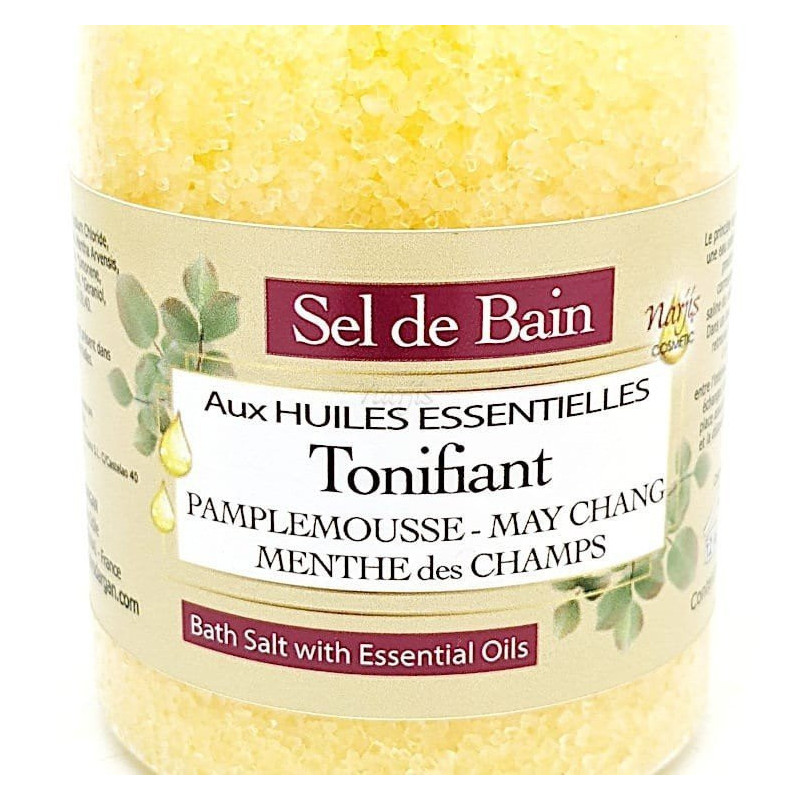 Sel de Bain aux Huiles Essentielles Tonifiante 250 ml