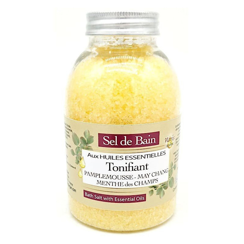 Sel de Bain aux Huiles Essentielles Tonifiante 250 ml