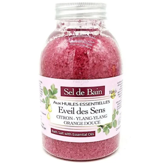 Sel de Bain aux Huiles Essentielles Eveil des Sens 250 ml