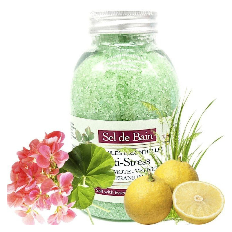 Anti-Stress Bath Salt with Essential Oils 250 ml