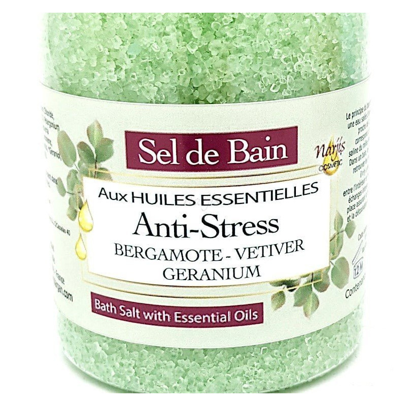 Anti-Stress Bath Salt with Essential Oils 250 ml