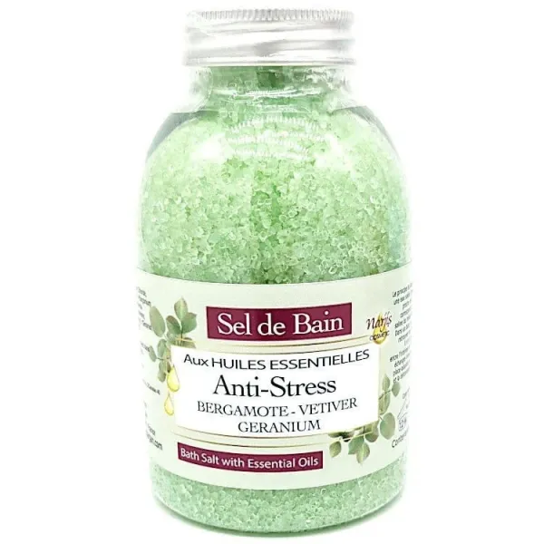 Sel de Bain aux Huiles Essentielles Anti-Stress 250 ml