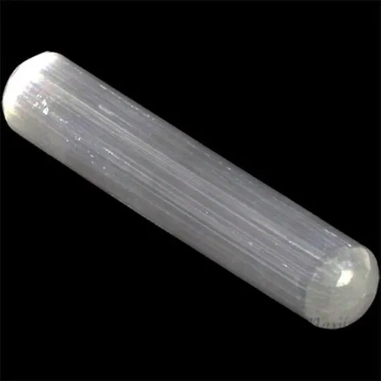 Rounded Selenite Massage Stick