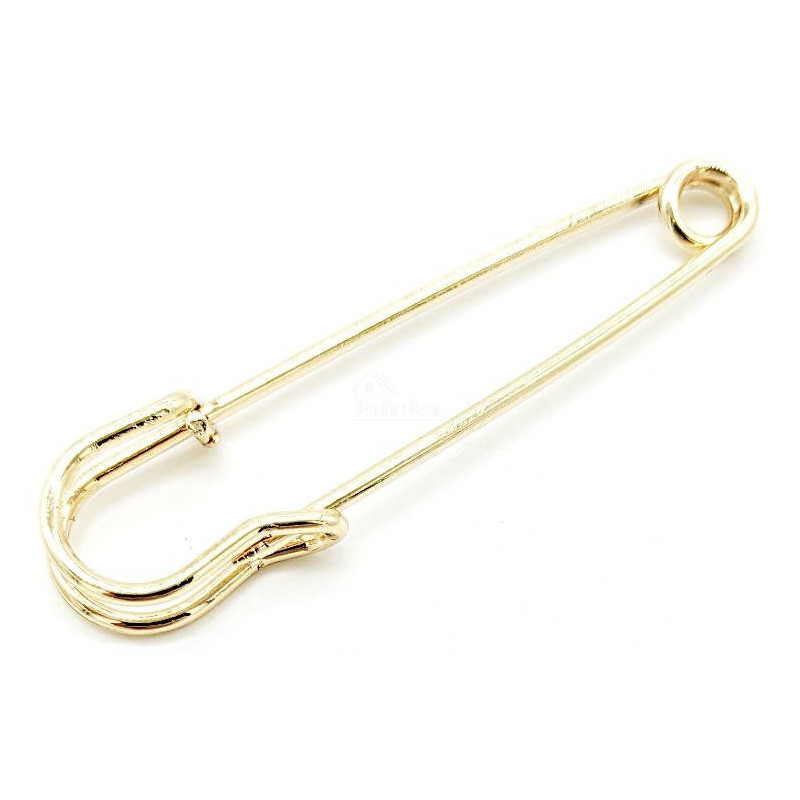 3er-Set Anstecknadeln für Kindermädchen goldfarben 5 cm