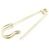 3er-Set Anstecknadeln für Kindermädchen goldfarben 5 cm
