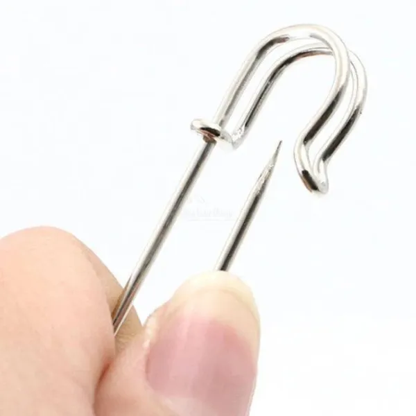 Set of 3 Gold Fancy Nurse Pins 5 cm