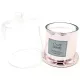 Bougie d'Ambiance Luxe Ambre doux sous Cloche en verre