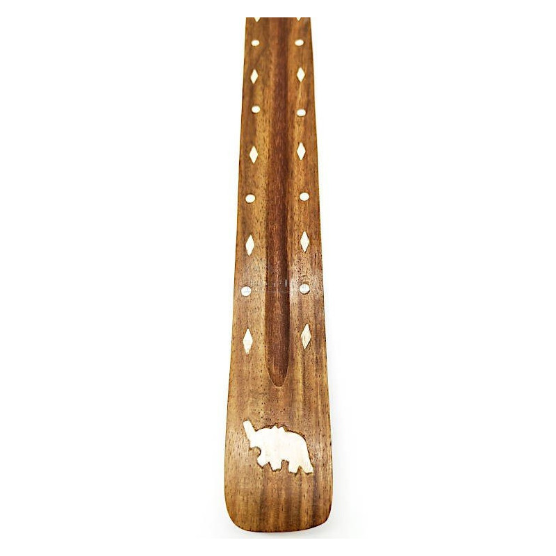 Grand Porte Encens avec Elephant incrusté