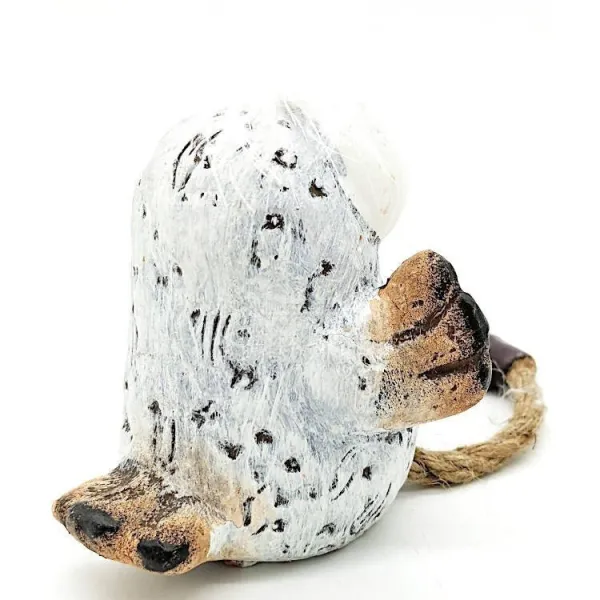 Poussin en Terre Cuite à poser avec pattes longues souples