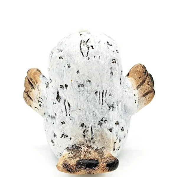 Poussin en Terre Cuite à poser avec pattes longues souples