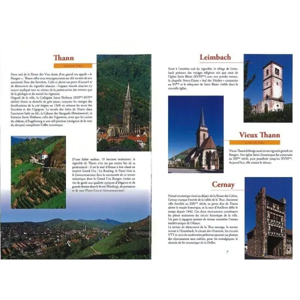 Livre Illustré Alsace La Route des Vins