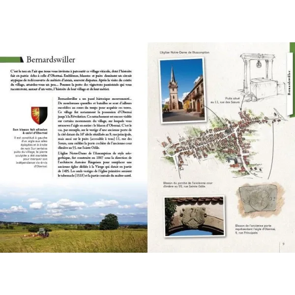 Illustriertes Buch Obernai und das Land von Sainte-Odile