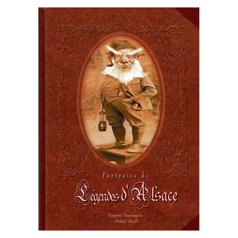 Illustriertes Buch Die Porträts der Legenden des Elsass