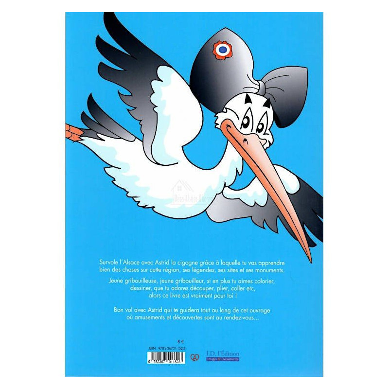 Illustrated Book Discover Alsace with Astrid the Stork