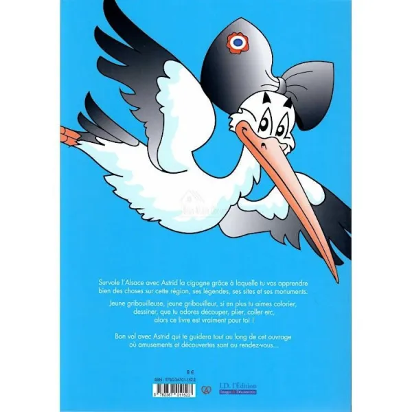 Illustrated Book Discover Alsace with Astrid the Stork